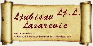 Ljubisav Lašarević vizit kartica